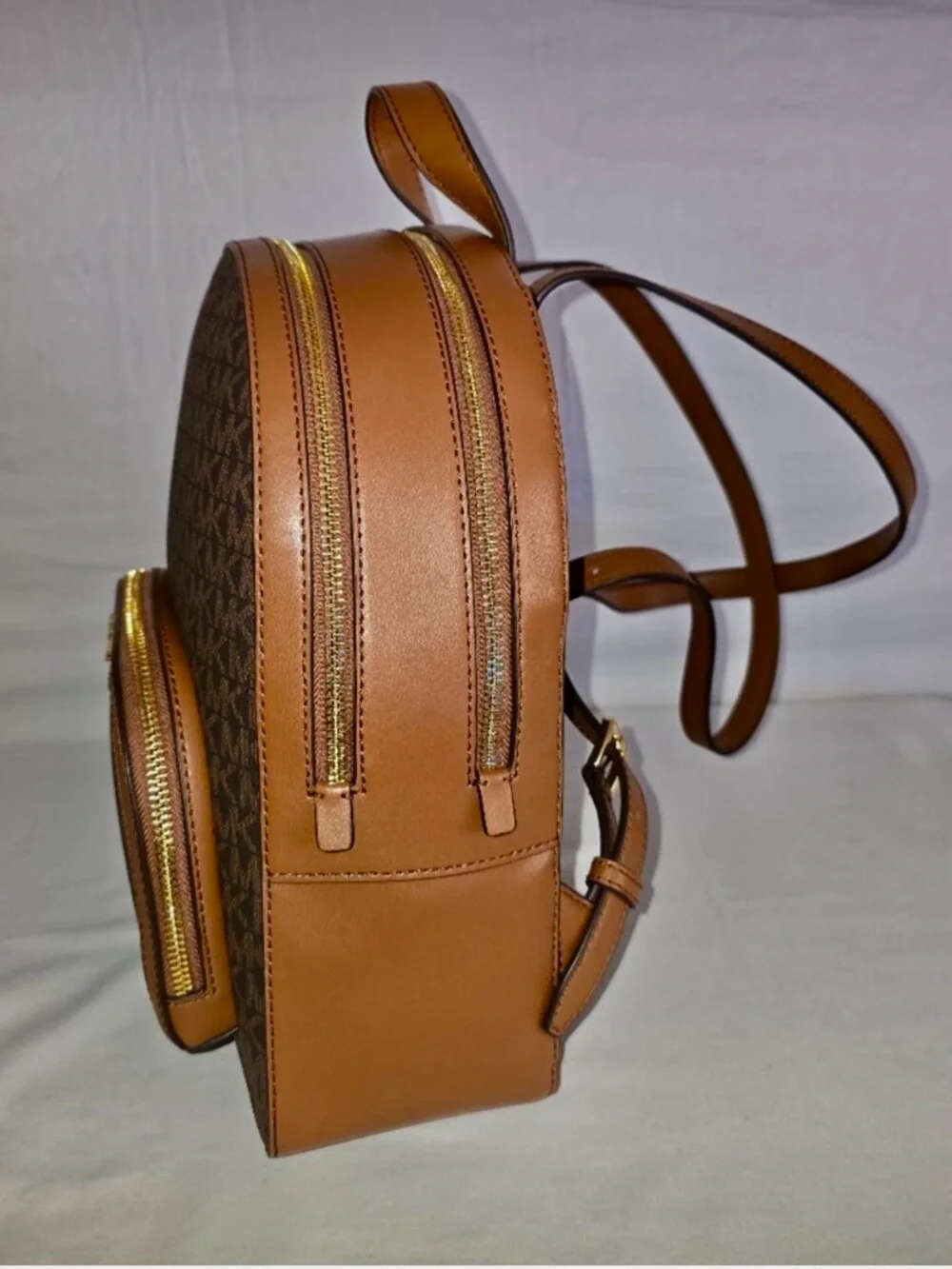 NWOT! Michael Kors JAYCEE Medium MK Logo Double Zip Backpack 35S2G8TB2B